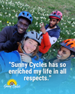 Rediscovering confidence through cycling.